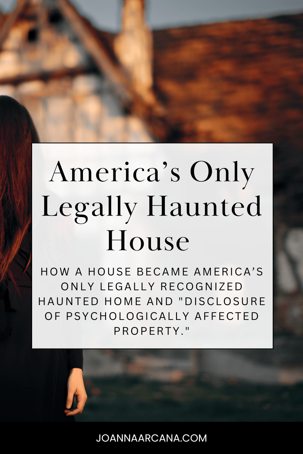America’s Only Legally Haunted&nbsp;House
